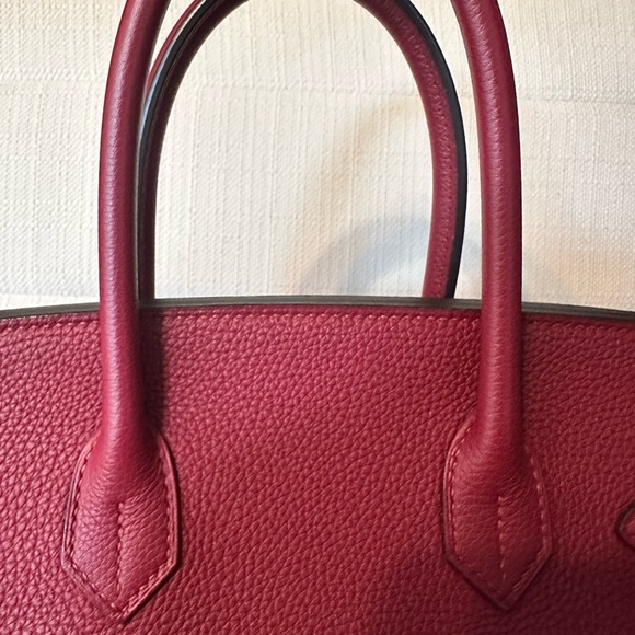 (Sold) Hermes Birkin 30 Bordeaux clemence leather - Picture 9 of 16